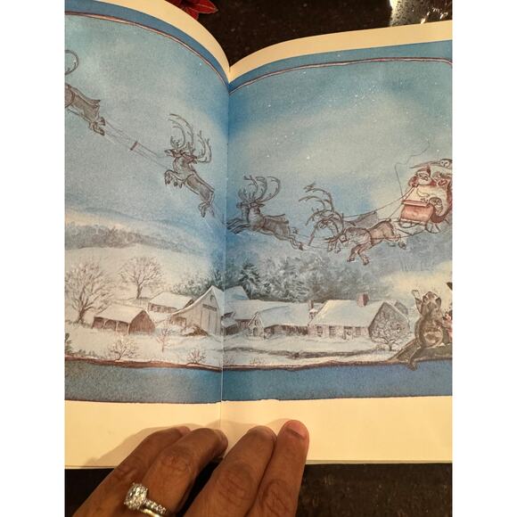 The Night Before Christmas Illustrated by Tasha Tudor 1979 5th printing HC - Picture 12 of 13